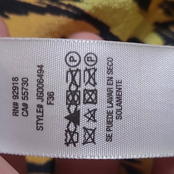 Juicy Couture Silk Ruffle Shoulder Back Button-Up Top 0 - Picture 7 of 8